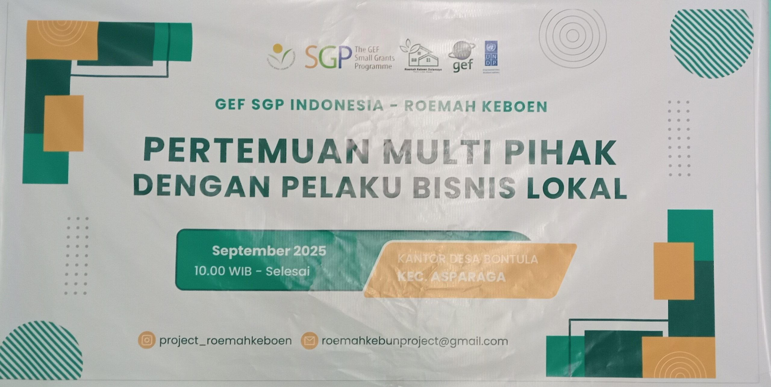 PERTEMUAN MULTI PIHAK DENGAN PELAKU BISNIS LOKAL