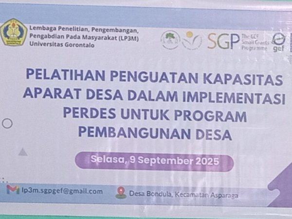 PELATIHAN PENGUATAN KAPASITAS APARAT DESA DALAM IMPLEMENTASI PERDES UNTUK PEMBANGUNAN DESA