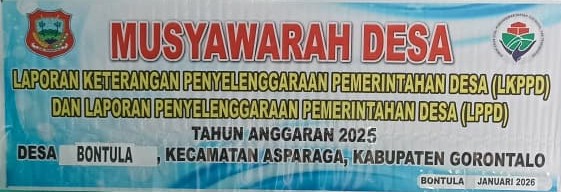 RAPAT LAPORAN PENYELENGGARAAN PEMERINTAHAN DESA TAHUN ANGGARAN 2025